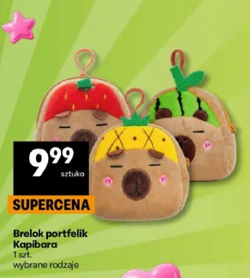 Brelok portfelik Kapibara promocja w Delikatesy Centrum
