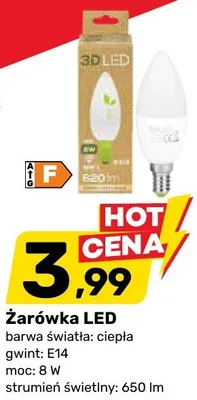 Żarówka LED ciepła promocja w Bricomarche