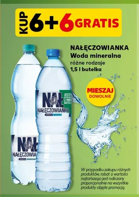 Woda mineralna niegazowana Nałęczowianka promocja w Kaufland