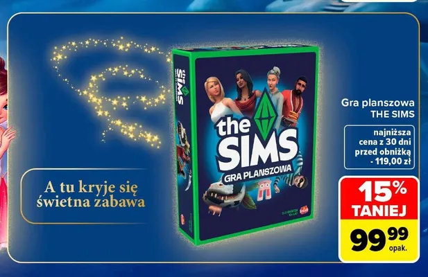 Gra planszowa The Sims promocja w Carrefour
