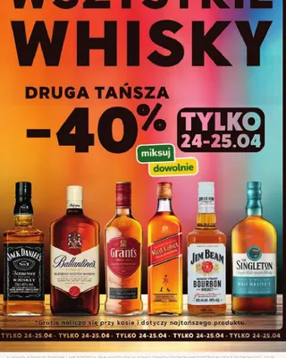 Whisky Red Label promocja w Stokrotka