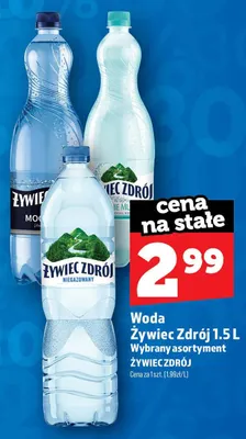 Woda gazowana Żywiec Zdrój delikatnie musująca promocja w TOPAZ