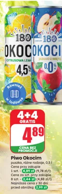 Piwo Okocim Cytrusowa Lemoniada promocja w Dino