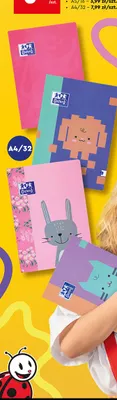 Zeszyt Oxford A4/32 Zoo Blocks promocja w Biedronka