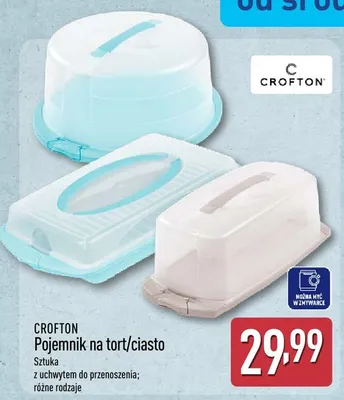 Pojemnik na tort/ciasto Crofton promocja w Aldi