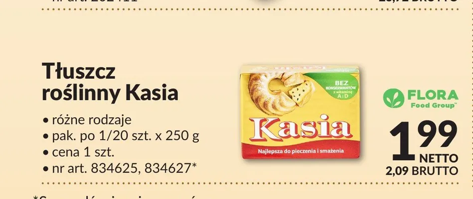 Tłuszcz roślinny Kasia promocja w Makro