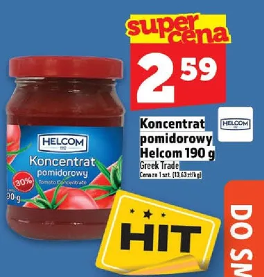 Koncentrat pomidorowy Helcom Greek Trade promocja w TOPAZ