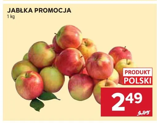 Jabłka promocja promocja w Stokrotka