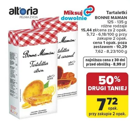 Tartaletki Bonne Maman promocja w Carrefour Market