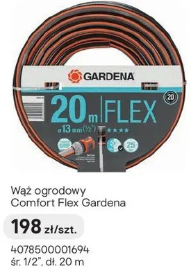 Wąż ogrodowy Comfort Flex Gardena promocja w Castorama