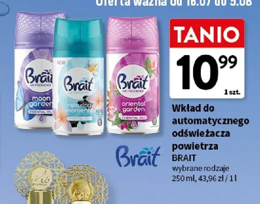 Wkład do automatycznego odświeżacza powietrza Brait Oriental Garden promocja w Intermarche