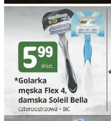 Golarka męska Flex 4 czteroostrzowa Bic promocja w Marketvita