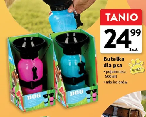 Butelka dla psa Kingdom promocja w Intermarche