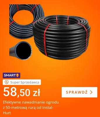 Rura do nawadniania ogrodu Instal-Hurt 50 m promocja w Allegro
