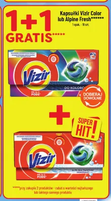 Kapsułki Vizir Color promocja w POLOmarket