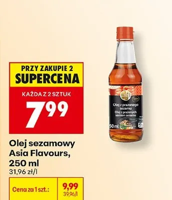 Olej sezamowy Asia Flavours promocja w Biedronka