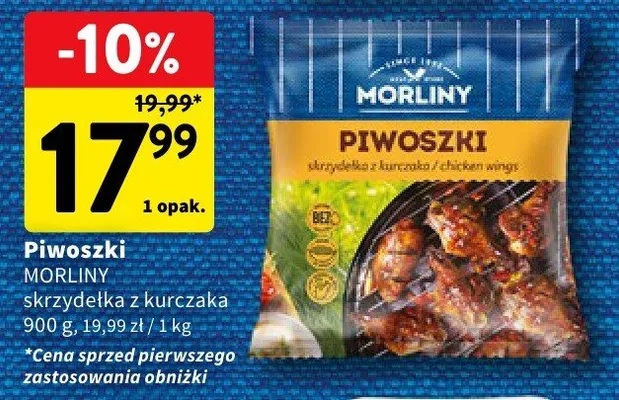 Piwoszki skrzydełka z kurczaka Morliny promocja w Intermarche
