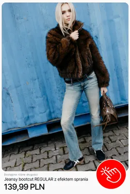 Jeansy bootcut REGULAR z efektem sprania Cropp promocja w Cropp