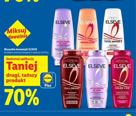 Odżywka nawilżająco-scalająca L'ORÉAL ELSEVE Hyaluron Plump promocja w Lidl