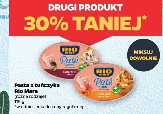 Pasta z tuńczyka Rio Mare Paté promocja w Netto
