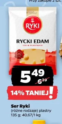 Ser w plastrach Ryki promocja w Netto
