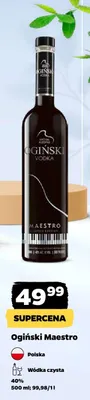 Wódka Ogiński Maestro promocja w Netto