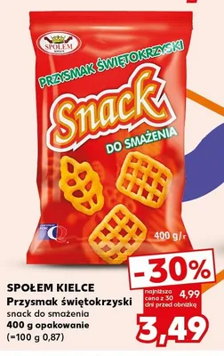 Snack do smażenia Przysmak świętokrzyski Społem Kielce promocja w Kaufland
