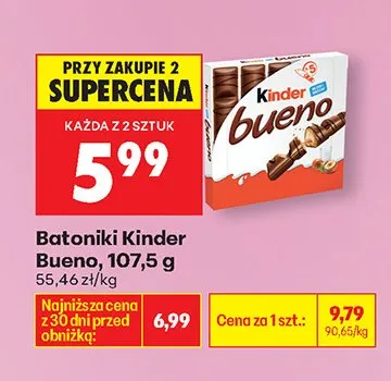 Batoniki Bueno promocja w Biedronka