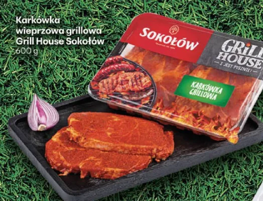 Karkówka wieprzowa grillowa Grill House Sokołów promocja w Delikatesy Centrum
