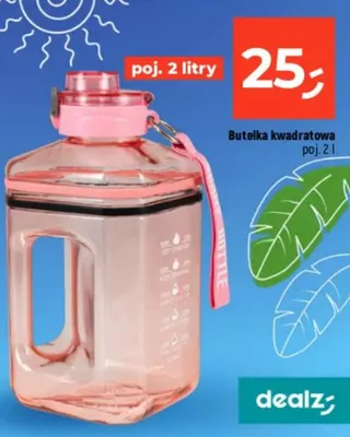 Butelka kwadratowa promocja w Dealz