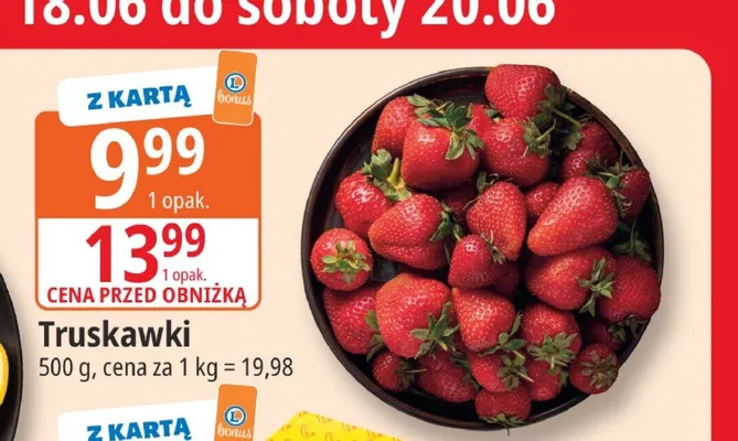 Truskawki promocja w Leclerc