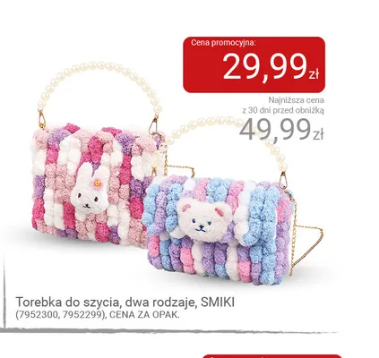 Torebka do szycia Smiki promocja w Smyk