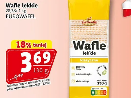 Wafle lekkie promocja w Prim Market