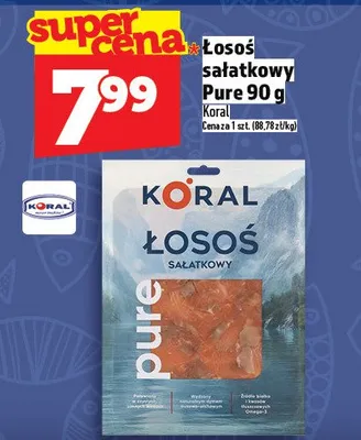 Łosoś sałatkowy Pure promocja w TOPAZ