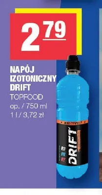Napój izotoniczny Drift promocja w SPAR