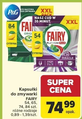 Kapsułki do zmywania Original promocja w Carrefour Market
