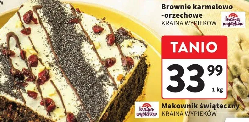 Makownik świąteczny promocja w Intermarche
