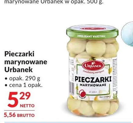 Pieczarki marynowane Urbanek promocja w Makro