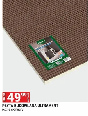 Płyta budowlana Ultrament różne rozmiary promocja w Merkury Market