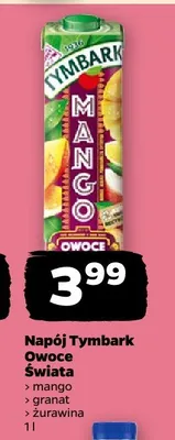 Napój Tymbarek Owoce mango, granat, żurawina promocja w Netto
