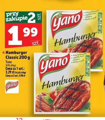 Hamburger Classic Yano promocja w TOPAZ