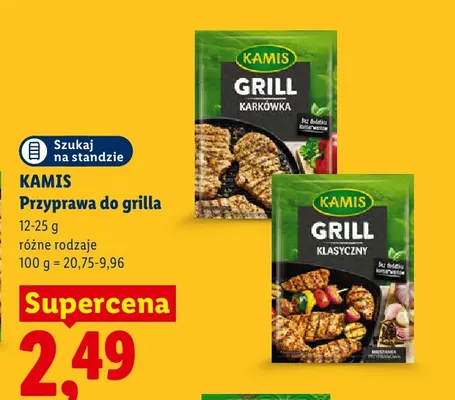 Przyprawa do grilla Kamis Grill Karkówka promocja w Lidl