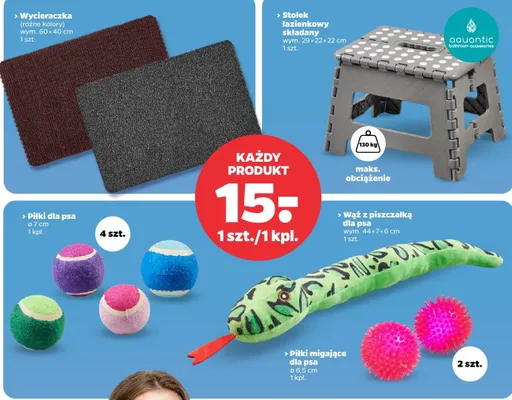 Wąż z piszczałką dla psa promocja w Netto