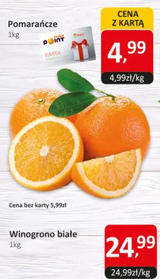 Winogrono białe promocja w Market Point