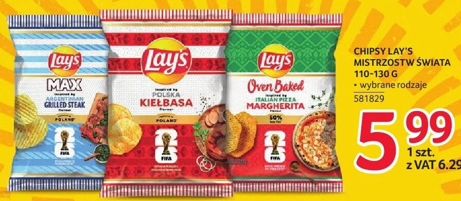 Chipsy Lay's MAX Argentinian Grilled Steak promocja w Selgros
