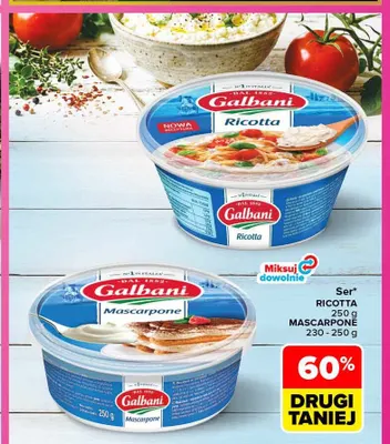 Ser Ricotta Galbani promocja w Carrefour