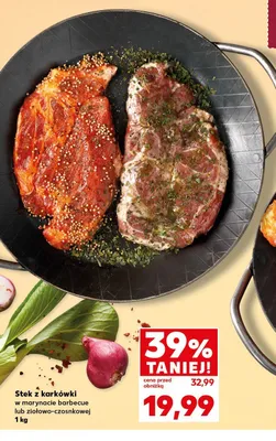 Stek z karkówki w marynacie barbecue promocja w Kaufland
