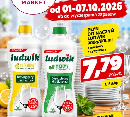 Płyn do naczyń Ludwik cytrynowy promocja w emma MARKET