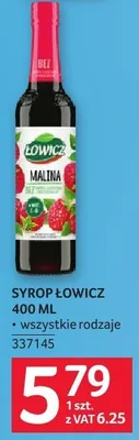 Syrop Łowicz 400 ml promocja w Selgros