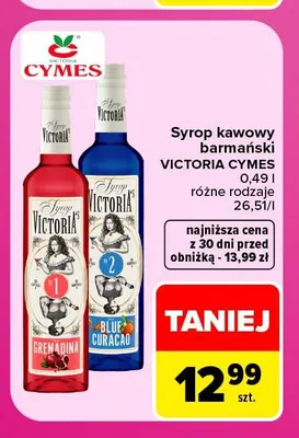 Syrop kawowy barmański Victoria Cymes promocja w Carrefour